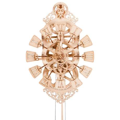 Pendulum Uhr - Wanduhr - 3D Holzbausatz - derdealer.ch