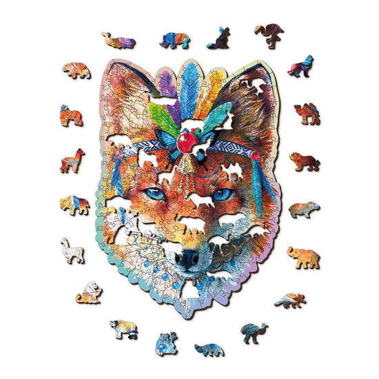 Holzpuzzle WoodenCity Mystic Fox 