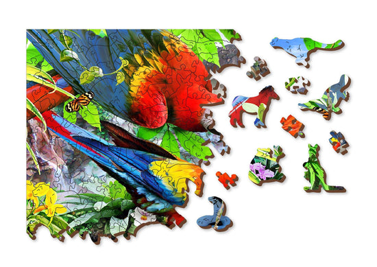 Parrot Island L (505 Teile) - Holzpuzzle - derdealer.ch 