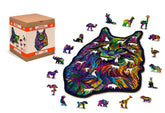 Rainbow Wild Cat L (275 Teile) - Holzpuzzle - derdealer.ch