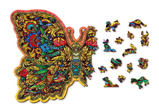 Schmetterling - Royal Wings L (250 Teile) - Holzpuzzle - derdealer.ch 