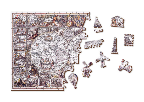 The Age of Exploration Map L (505 Teile) - Holzpuzzle - derdealer.ch 